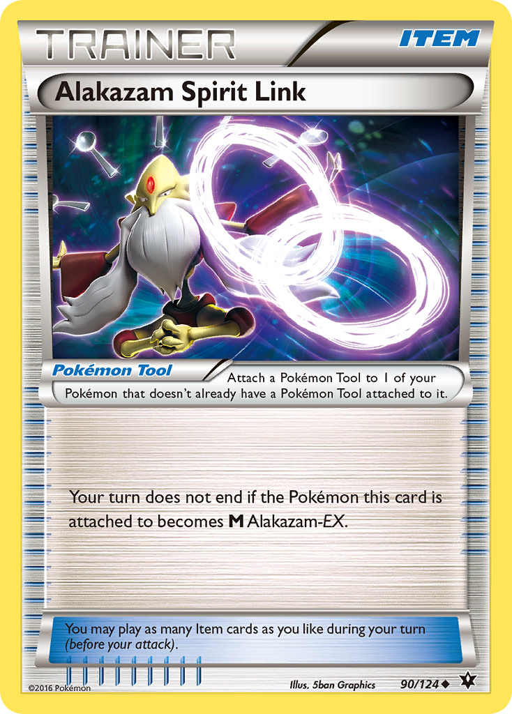 Alakazam Spirit Link (90/124) [XY: Fates Collide] | Exor Games New Glasgow