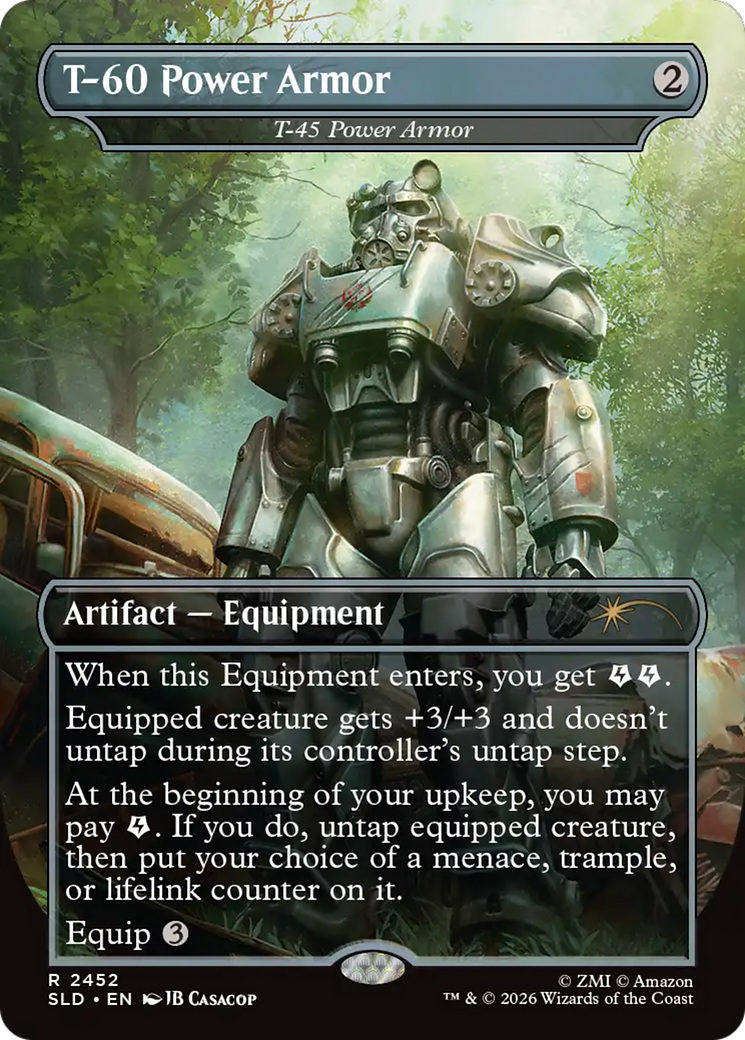 T-60 Power Armor - T-45 Power Armor [Secret Lair Drop Series] | Exor Games New Glasgow