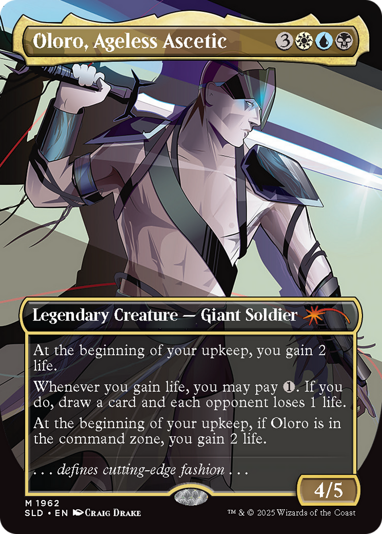 Oloro, Ageless Ascetic (Rainbow Foil) [Secret Lair Drop Series] | Exor Games New Glasgow