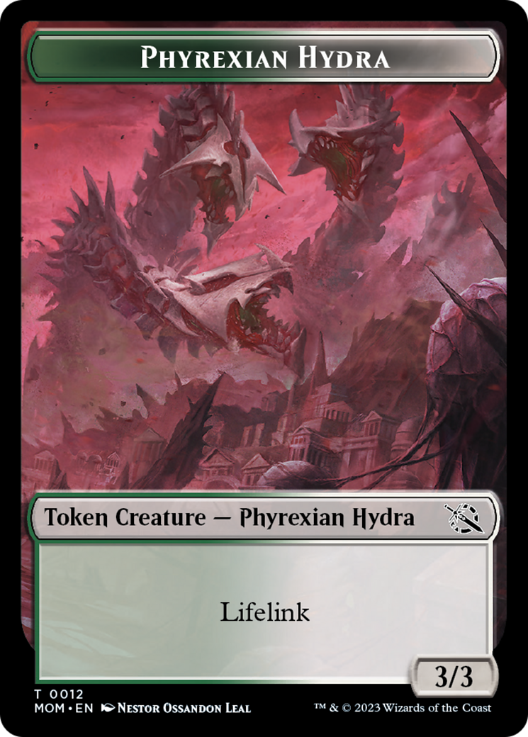 Phyrexian Hydra Token (12) [March of the Machine Tokens] | Exor Games New Glasgow