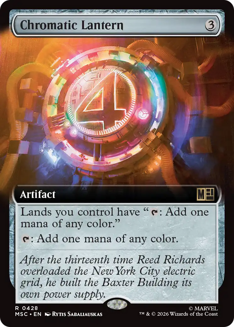 Chromatic Lantern (Extended Art) [Marvel Super Heroes Commander] | Exor Games New Glasgow