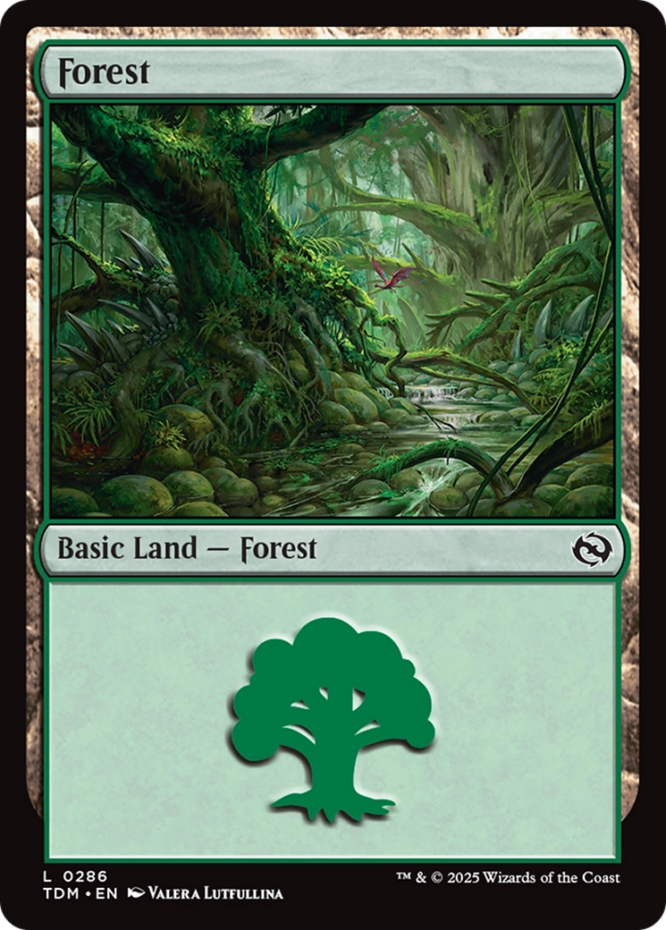 Forest (0286) [Tarkir: Dragonstorm] | Exor Games New Glasgow