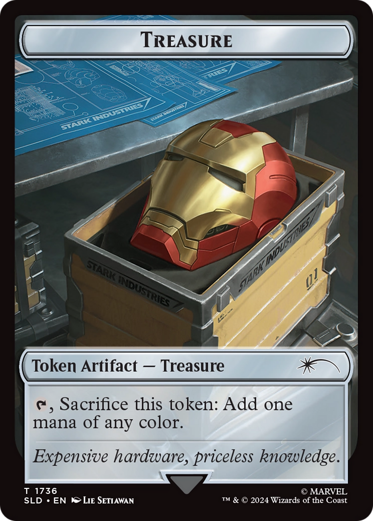 Treasure Token (1736) (Rainbow Foil) [Secret Lair Drop Series] | Exor Games New Glasgow