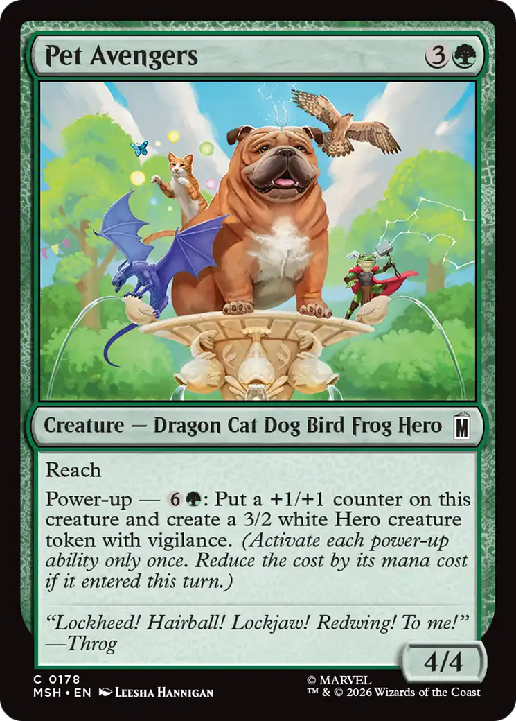 Pet Avengers [Marvel Super Heroes] | Exor Games New Glasgow