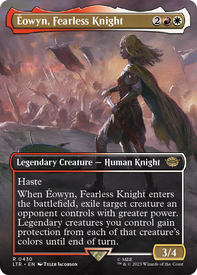 Eowyn, Fearless Knight (Borderless Alternate Art) [The Lord of the Rings: Tales of Middle-Earth] | Exor Games New Glasgow