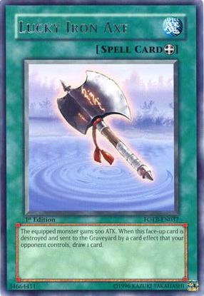 Lucky Iron Axe [FOTB-EN037] Rare | Exor Games New Glasgow