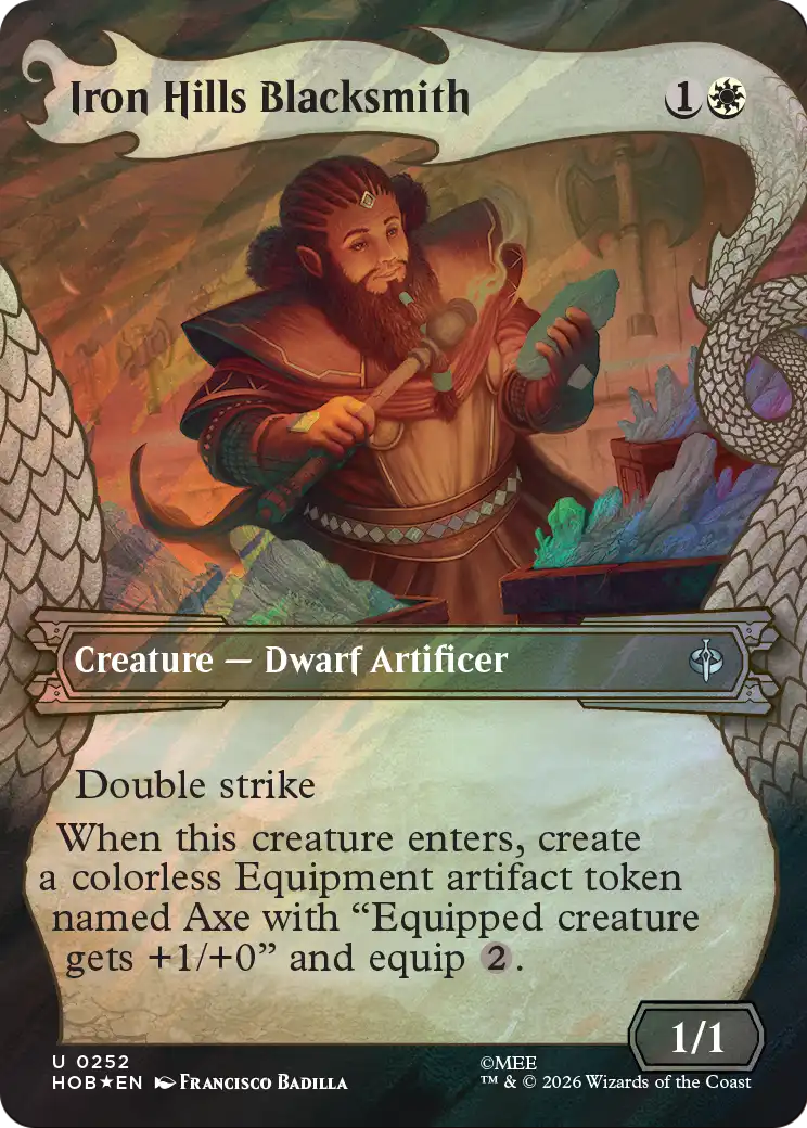 Iron Hills Blacksmith (Showcase) (Surge Foil) [The Hobbit] | Exor Games New Glasgow