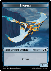 Phyrexian Germ // Thopter Double-Sided Token [Modern Horizons 3 Tokens] | Exor Games New Glasgow