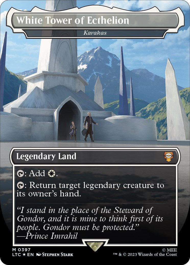 White Tower of Ecthelion - Karakas (Surge Foil Realms and Relics) [The Lord of the Rings: Tales of Middle-Earth Commander] | Exor Games New Glasgow