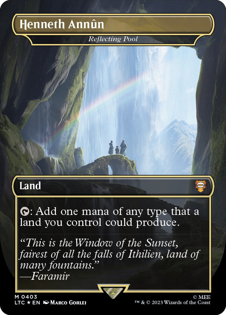 Henneth Annun - Reflecting Pool (Surge Foil Realms and Relics) [The Lord of the Rings: Tales of Middle-Earth Commander] | Exor Games New Glasgow