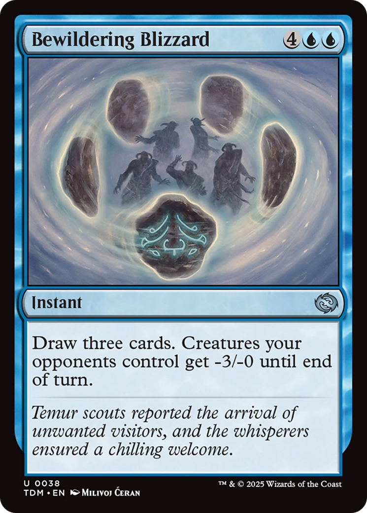 Bewildering Blizzard [Tarkir: Dragonstorm] | Exor Games New Glasgow