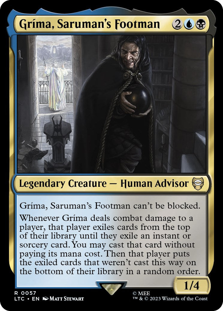 Grima, Saruman's Footman [The Lord of the Rings: Tales of Middle-Earth Commander] | Exor Games New Glasgow