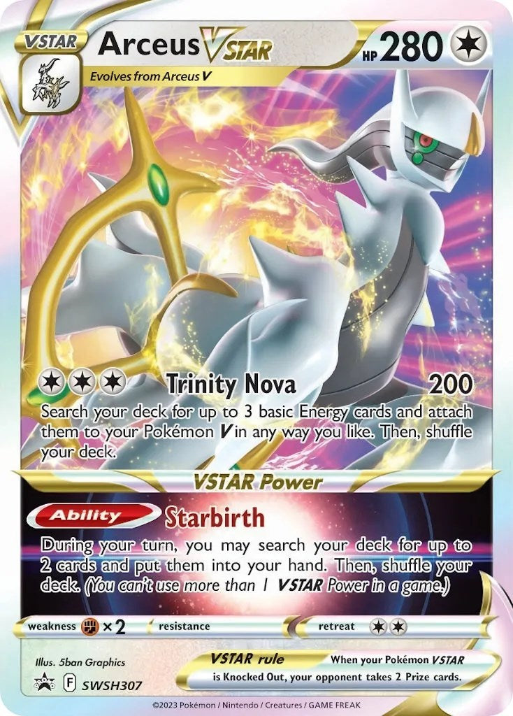 Arceus VSTAR (SWSH307) [Sword & Shield: Black Star Promos] | Exor Games New Glasgow