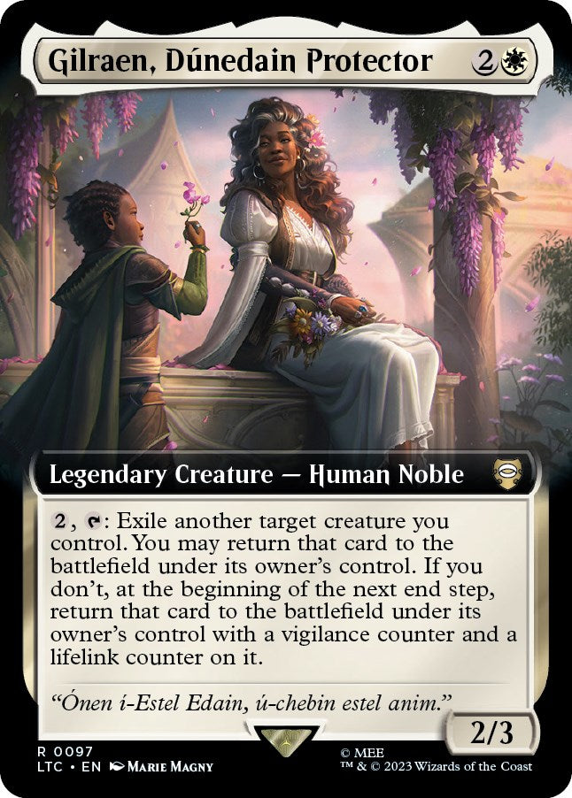 Gilraen, Dunedain Protector (Extended Art) [The Lord of the Rings: Tales of Middle-Earth Commander] | Exor Games New Glasgow