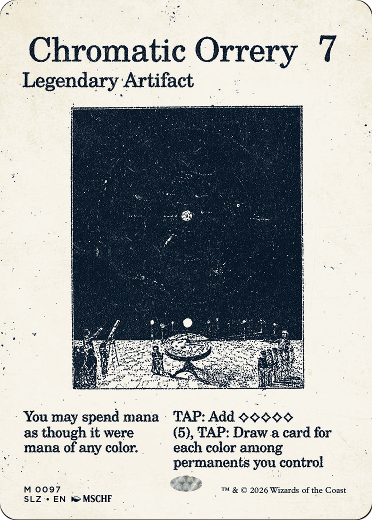 Chromatic Orrery (0097) [Secret Lair x MSCHF: The Zeta Set] | Exor Games New Glasgow