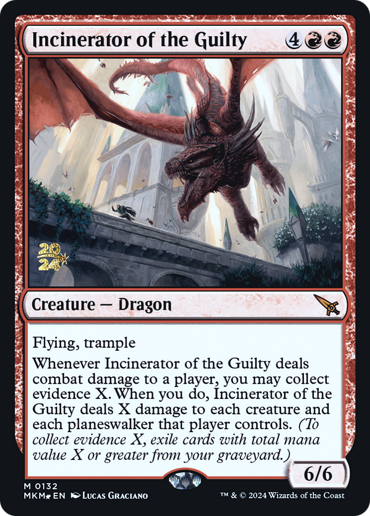 Incinerator of the Guilty [Murders at Karlov Manor Prerelease Promos] | Exor Games New Glasgow