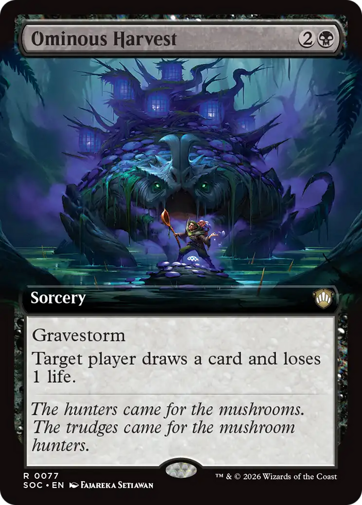 Ominous Harvest (Extended Art) [Secrets of Strixhaven Commander] | Exor Games New Glasgow