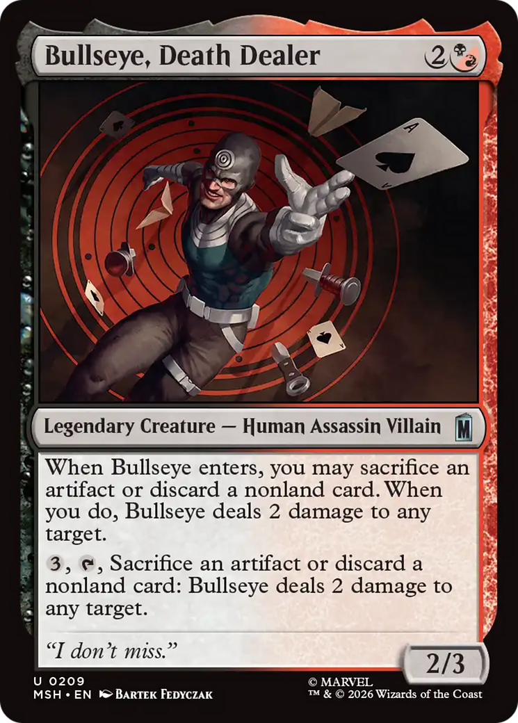 Bullseye, Death Dealer [Marvel Super Heroes] | Exor Games New Glasgow
