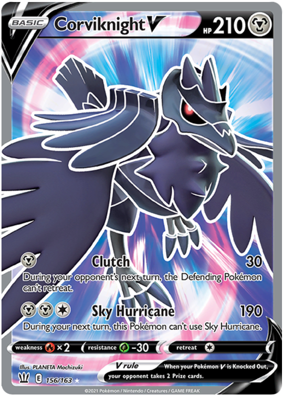 Corviknight V (156/163) [Sword & Shield: Battle Styles] | Exor Games New Glasgow