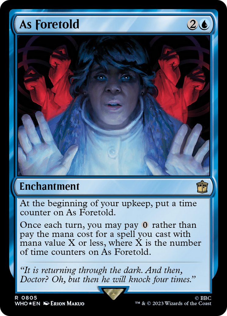 As Foretold (Surge Foil) [Doctor Who] | Exor Games New Glasgow