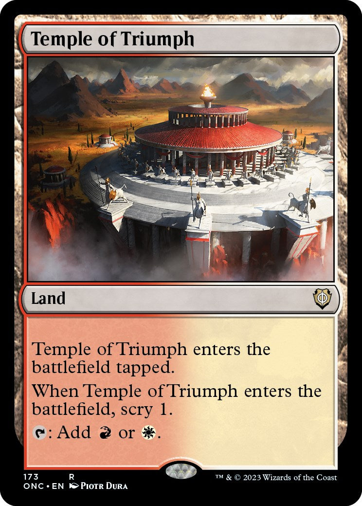 Temple of Triumph [Phyrexia: All Will Be One Commander] | Exor Games New Glasgow