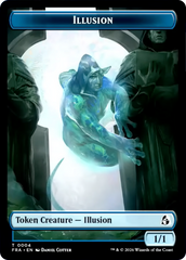 Illusion // Jace Double-Sided Token [Reality Fracture Tokens] | Exor Games New Glasgow