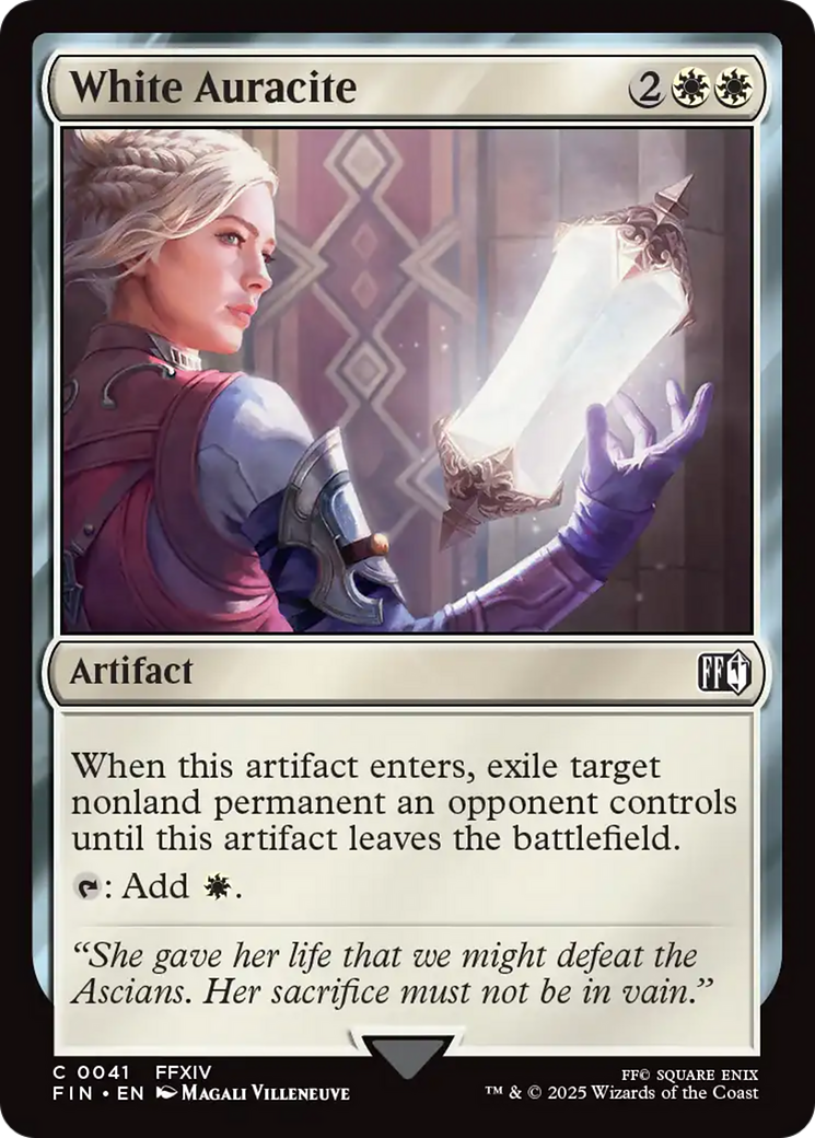 White Auracite [FINAL FANTASY] | Exor Games New Glasgow