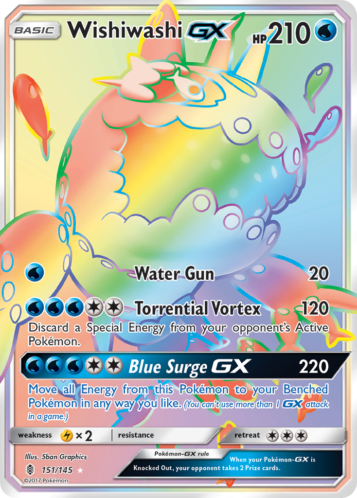 Wishiwashi GX (151/145) [Sun & Moon: Guardians Rising] | Exor Games New Glasgow