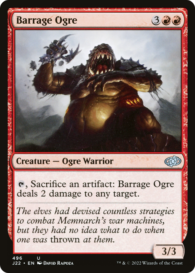Barrage Ogre [Jumpstart 2022] | Exor Games New Glasgow