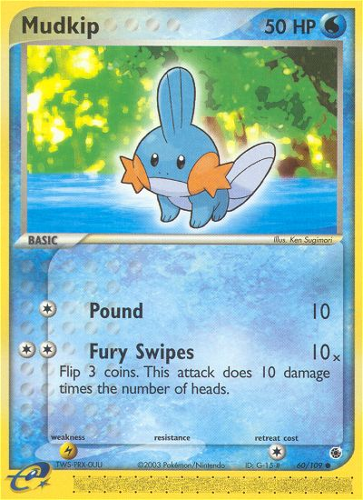 Mudkip (60/109) [EX: Ruby & Sapphire] | Exor Games New Glasgow