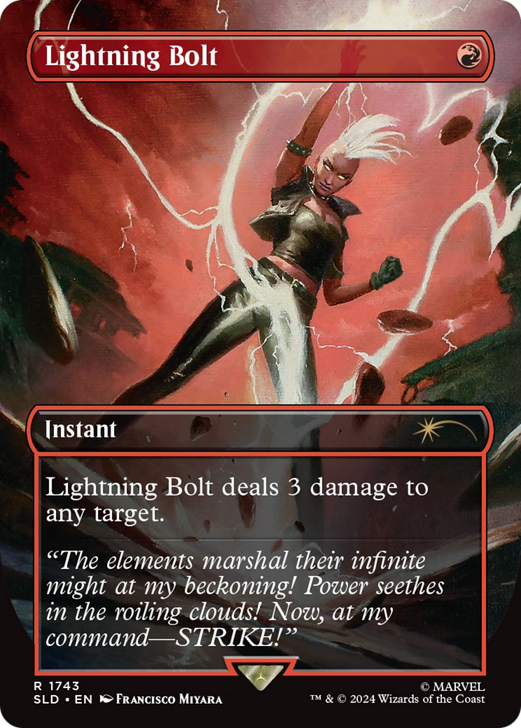 Lightning Bolt (1743) (Rainbow Foil) [Secret Lair Drop Series] | Exor Games New Glasgow