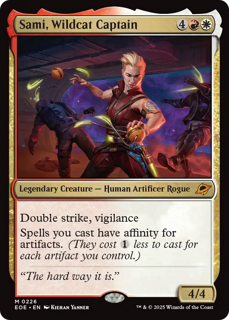 Sami, Wildcat Captain [Edge of Eternities] | Exor Games New Glasgow