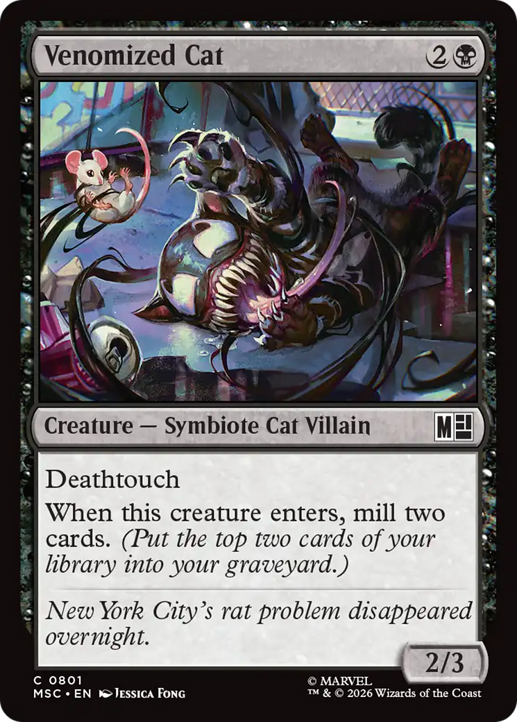 Venomized Cat [Marvel Super Heroes Commander] | Exor Games New Glasgow
