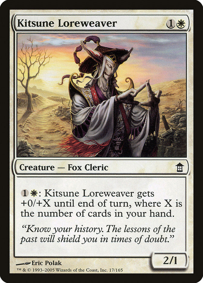 Kitsune Loreweaver [Saviors of Kamigawa] | Exor Games New Glasgow