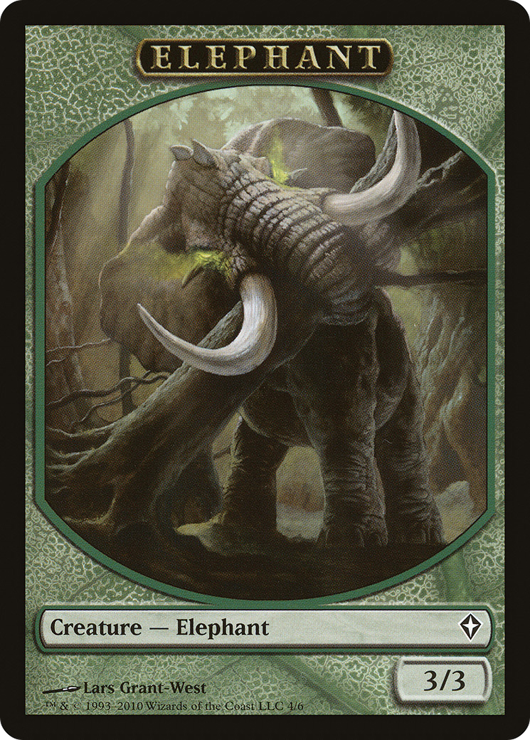 Angel // Elephant Double-Sided Token [Marvel Super Heroes Commander Tokens] | Exor Games New Glasgow