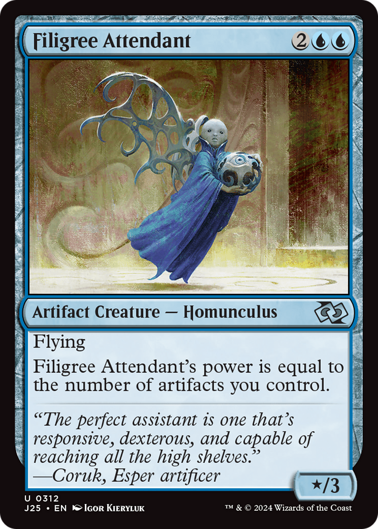 Filigree Attendant [Foundations Jumpstart] | Exor Games New Glasgow