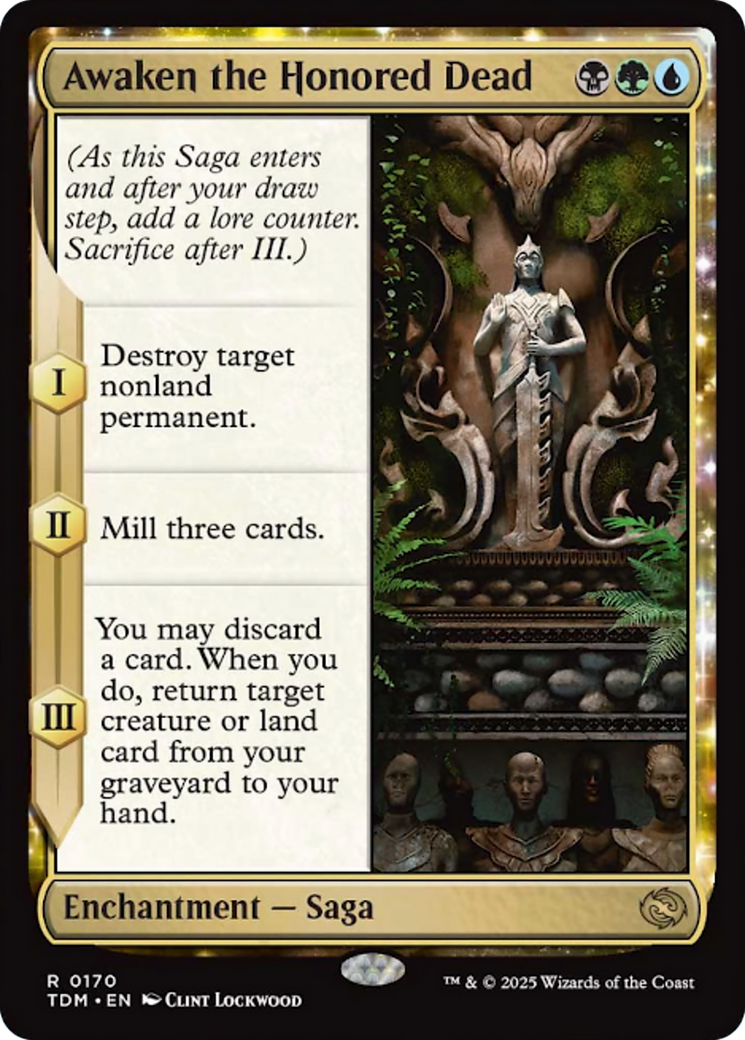 Awaken the Honored Dead [Tarkir: Dragonstorm] | Exor Games New Glasgow