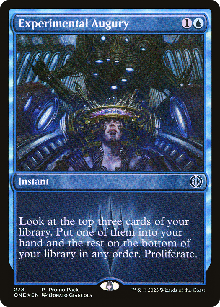 Experimental Augury (Promo Pack) [Phyrexia: All Will Be One Promos] | Exor Games New Glasgow