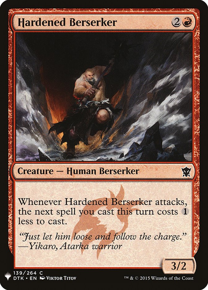 Hardened Berserker [Mystery Booster] | Exor Games New Glasgow