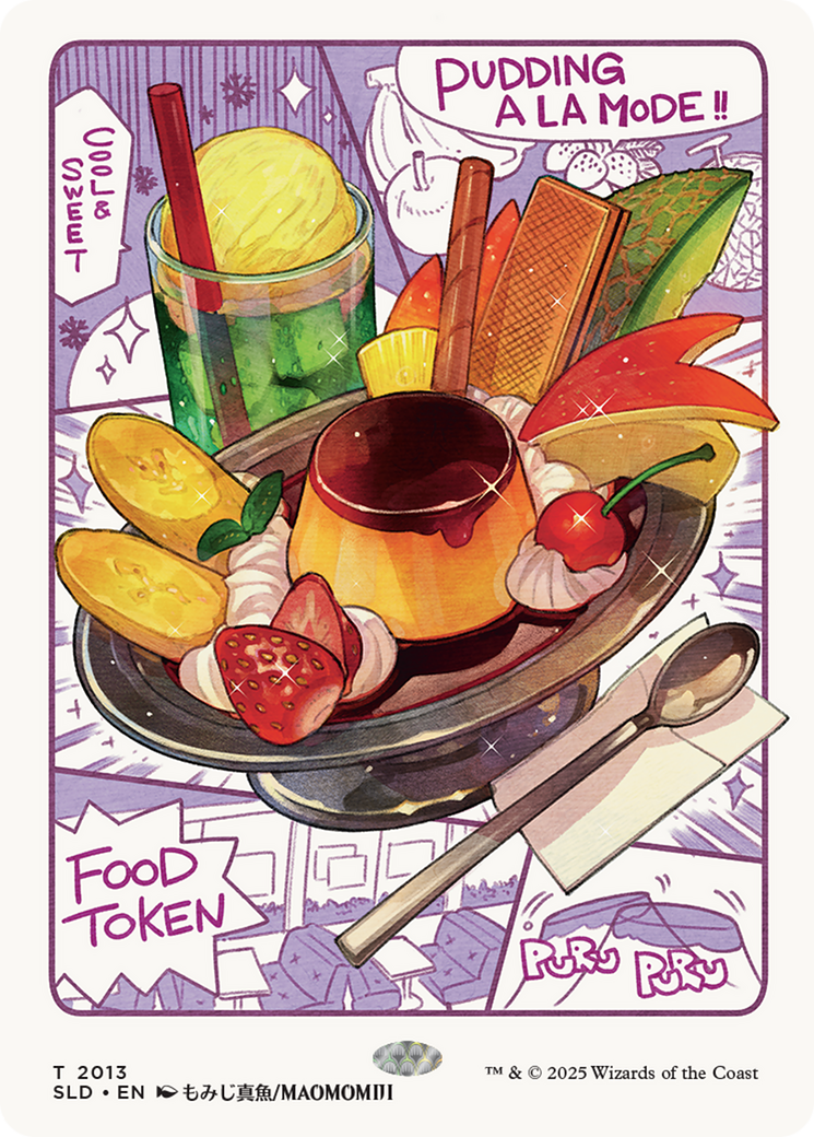 Food Token (2013) (Rainbow Foil) [Secret Lair Drop Series] | Exor Games New Glasgow