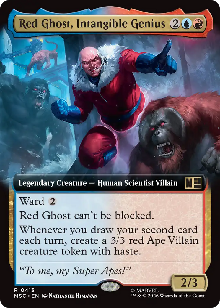 Red Ghost, Intangible Genius (Extended Art) [Marvel Super Heroes Commander] | Exor Games New Glasgow