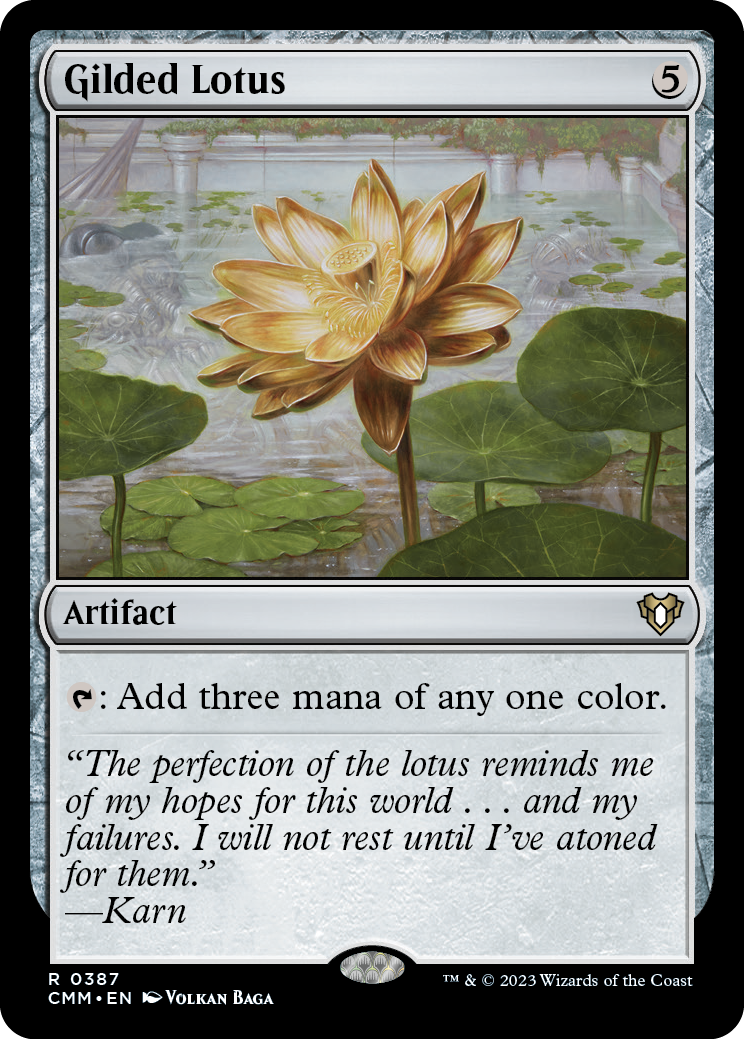 Gilded Lotus [Commander Masters] | Exor Games New Glasgow