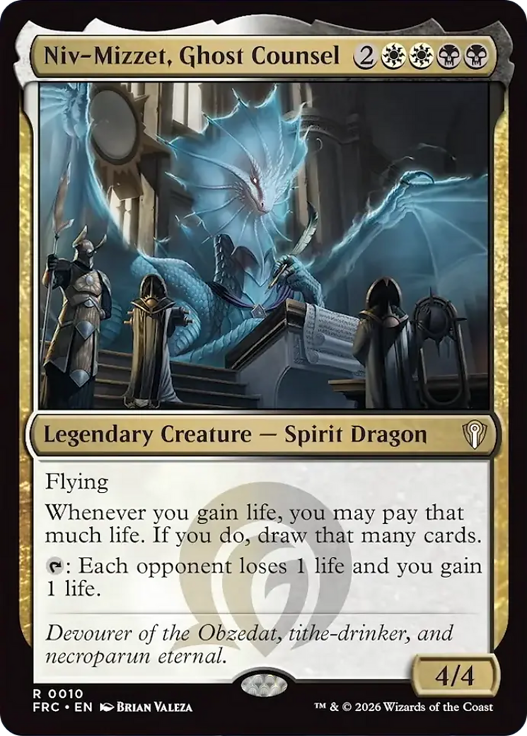 Niv-Mizzet, Ghost Counsel [Reality Fracture Commander] | Exor Games New Glasgow