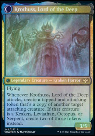 Runo Stromkirk // Krothuss, Lord of the Deep [Innistrad: Crimson Vow Prerelease Promos] | Exor Games New Glasgow