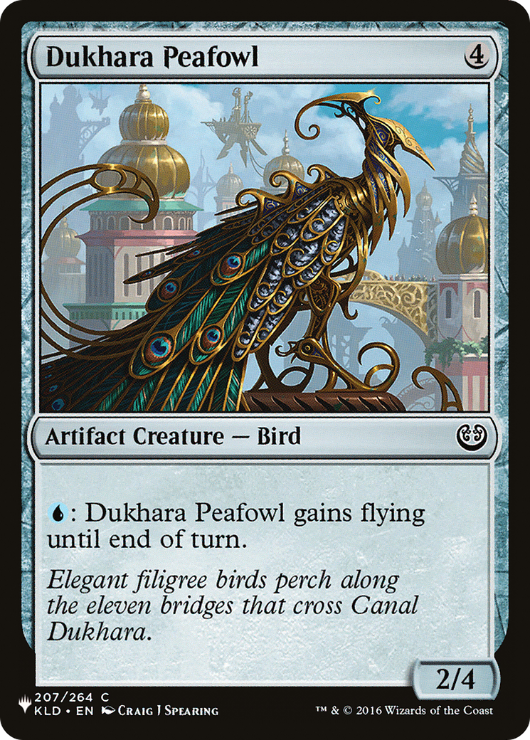 Dukhara Peafowl [The List Reprints] | Exor Games New Glasgow