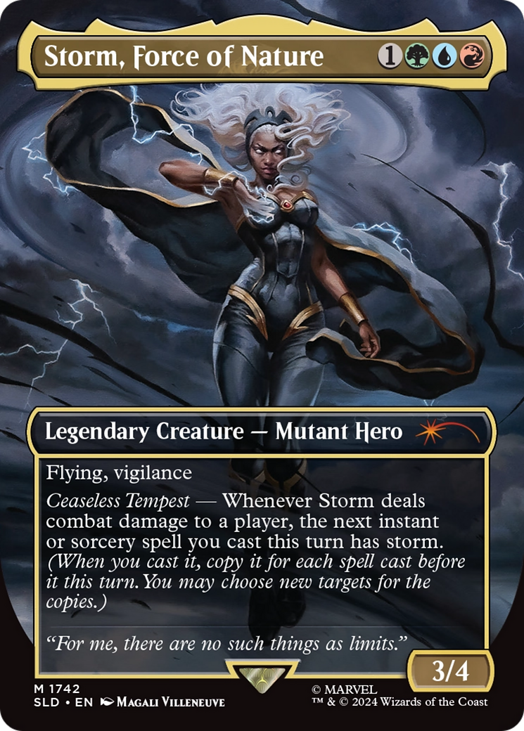 Storm, Force of Nature (Rainbow Foil) [Secret Lair Drop Series] | Exor Games New Glasgow