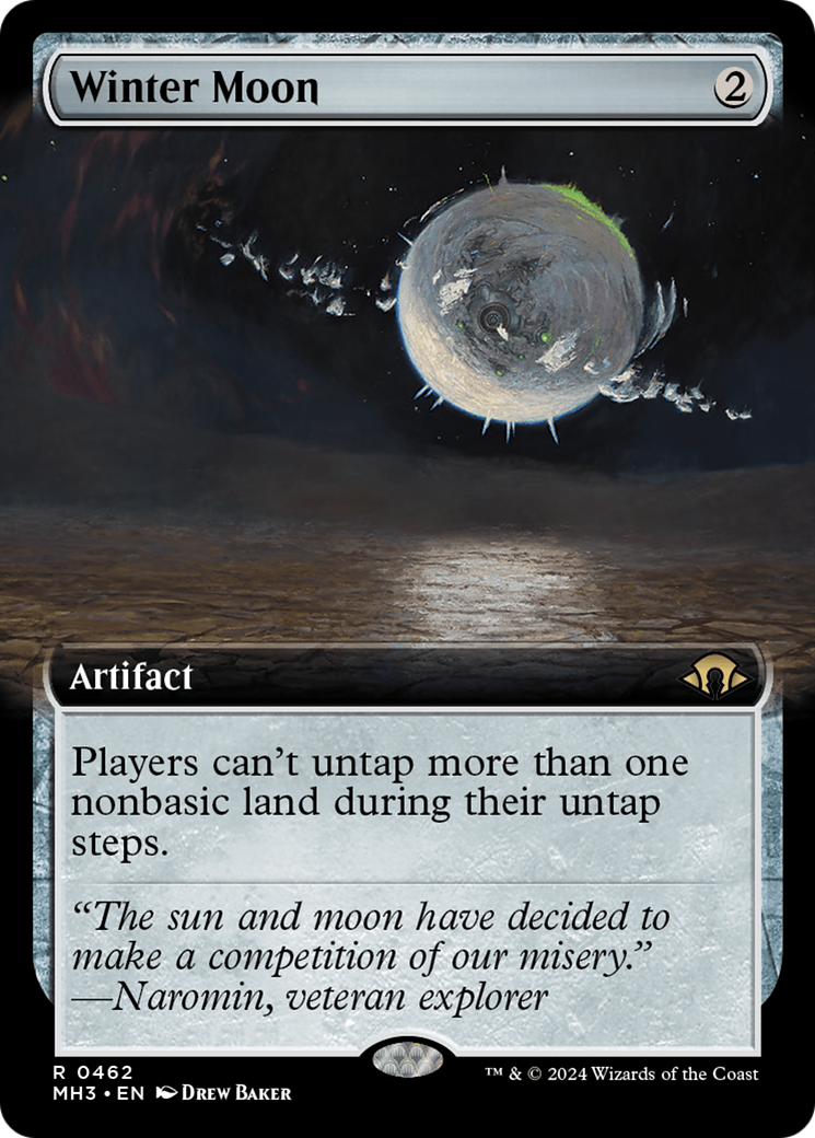 Winter Moon (Extended Art) [Modern Horizons 3] | Exor Games New Glasgow