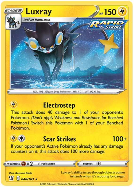 Luxray (048/163) [Sword & Shield: Battle Styles] | Exor Games New Glasgow