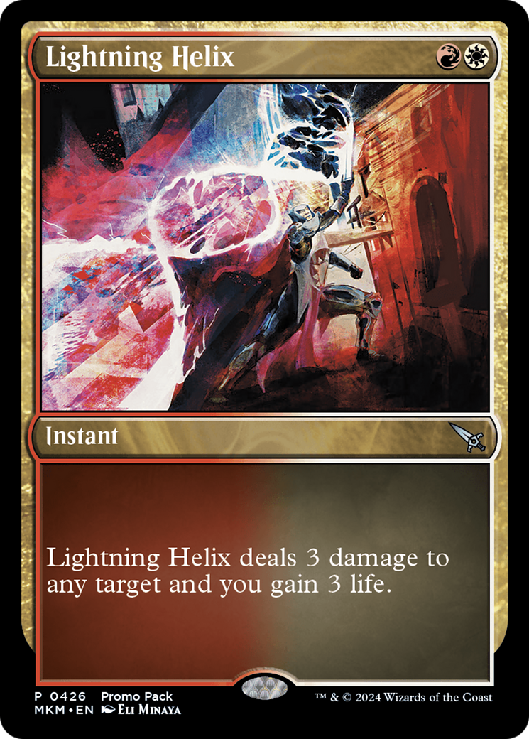 Lightning Helix (Promo Pack) [Murders at Karlov Manor Promos] | Exor Games New Glasgow