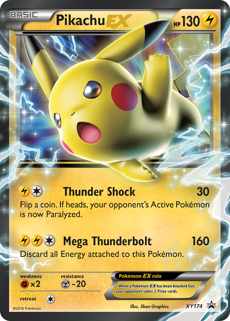 Pikachu EX (XY174) [XY: Black Star Promos] | Exor Games New Glasgow